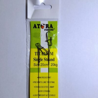 PAVADĖLIS ATORA TITANIUM SINGLE STRAND